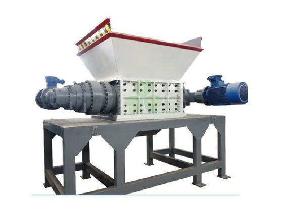 Chiny Wysokowydajna dwuwałowa maszyna do rozdrabniania tworzyw sztucznych / Automatyczna kruszarka do odpadów dostawca