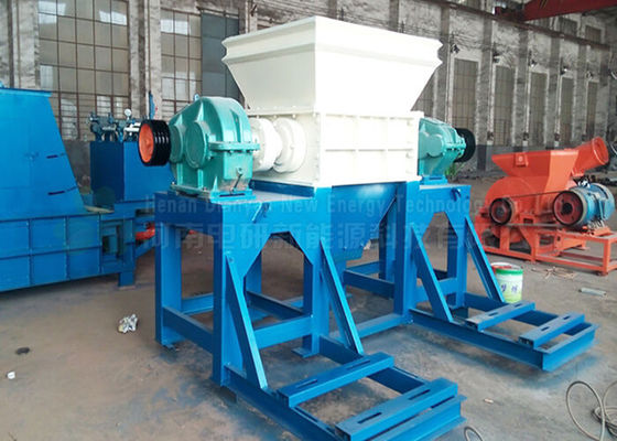Chiny Pojemność 40 ton Podwójny wał Plastikowy rozdrabniacz E Maszyna do recyklingu złomu dostawca